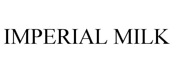 Trademark Logo IMPERIAL MILK
