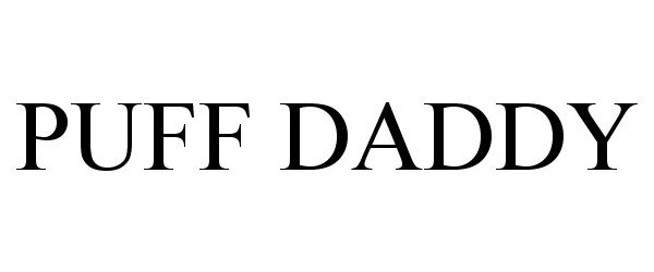 Trademark Logo PUFF DADDY