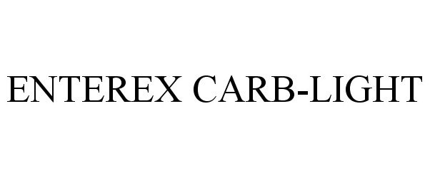 Trademark Logo ENTEREX CARB-LIGHT