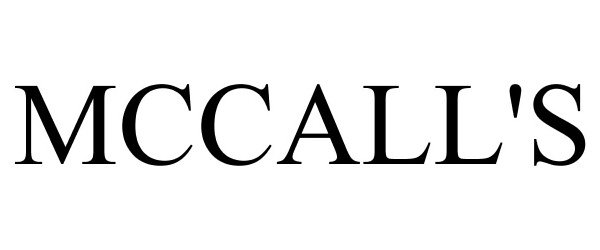  MCCALL'S