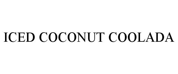  ICED COCONUT COOLADA
