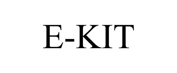 Trademark Logo E-KIT