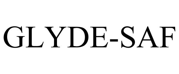 Trademark Logo GLYDE-SAF