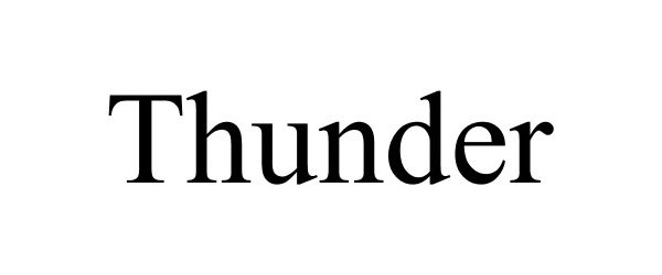 Trademark Logo THUNDER