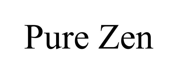Trademark Logo PURE ZEN