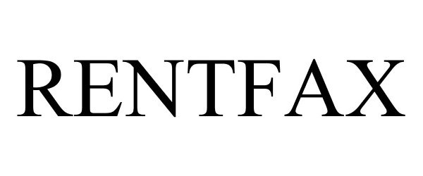 Trademark Logo RENTFAX