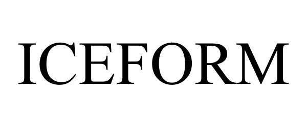 Trademark Logo ICEFORM