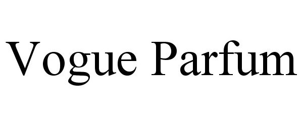 Trademark Logo VOGUE PARFUM