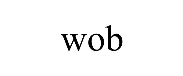 Trademark Logo WOB