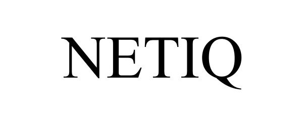 Trademark Logo NETIQ