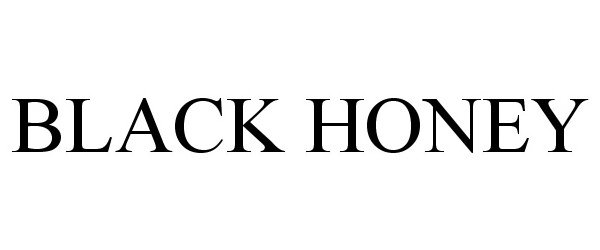 Trademark Logo BLACK HONEY