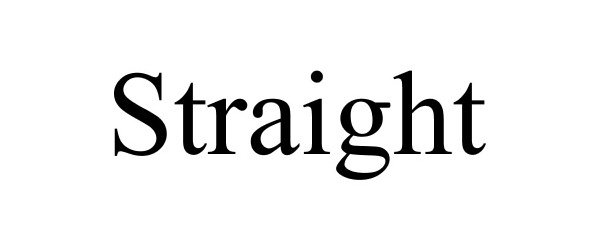 Trademark Logo STRAIGHT