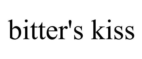 Trademark Logo BITTER'S KISS