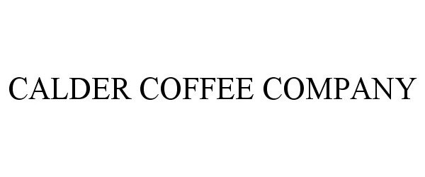  CALDER COFFEE COMPANY