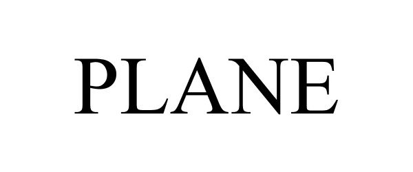 Trademark Logo PLANE