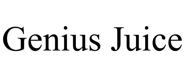 Trademark Logo GENIUS JUICE