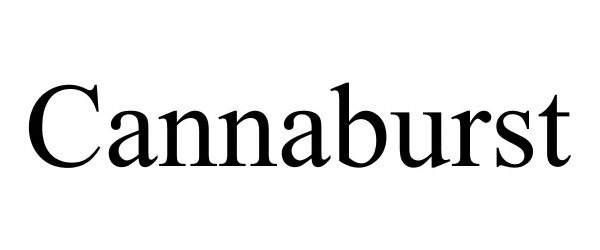 Trademark Logo CANNABURST