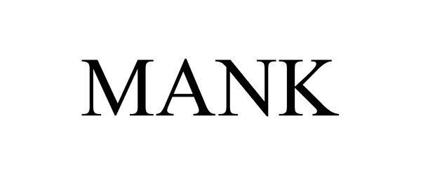 Trademark Logo MANK