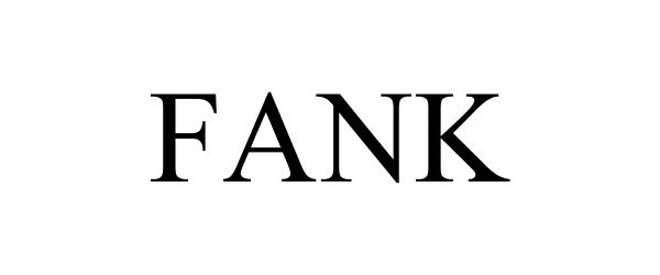 Trademark Logo FANK