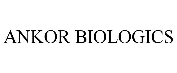 Trademark Logo ANKOR BIOLOGICS