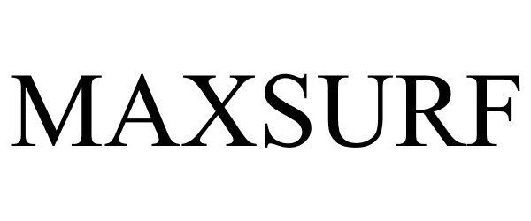 Trademark Logo MAXSURF