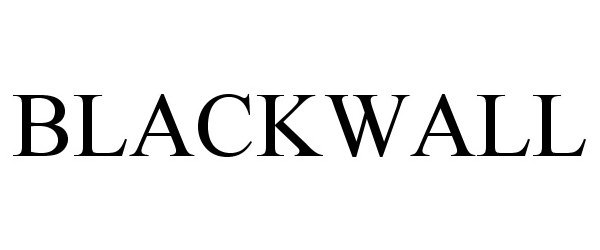 Trademark Logo BLACKWALL
