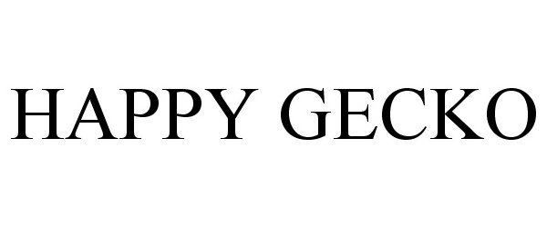 Trademark Logo HAPPY GECKO