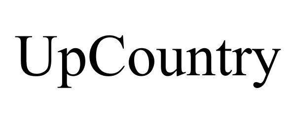 Trademark Logo UPCOUNTRY