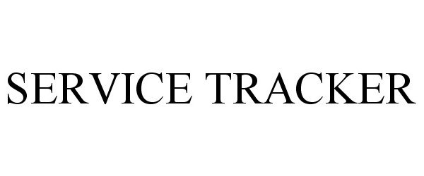 Trademark Logo SERVICE TRACKER
