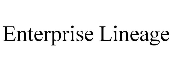  ENTERPRISE LINEAGE