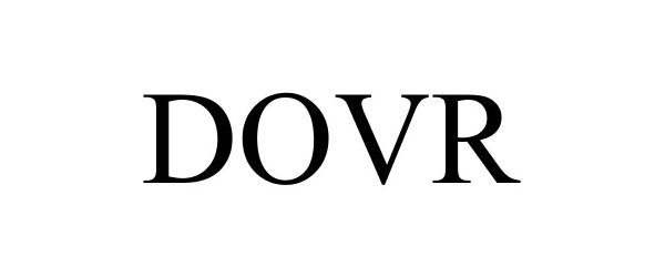 Trademark Logo DOVR