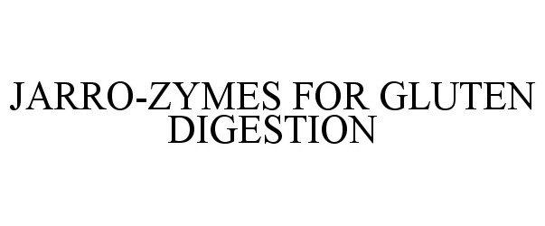  JARRO-ZYMES FOR GLUTEN DIGESTION