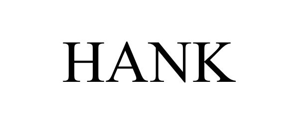 Trademark Logo HANK