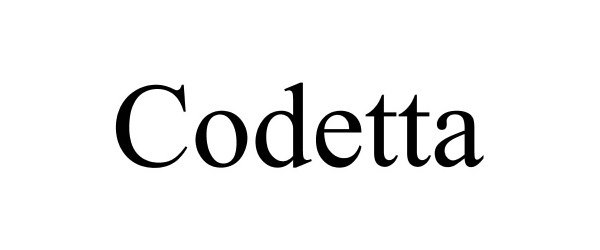 Trademark Logo CODETTA