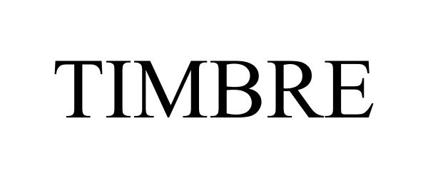 Trademark Logo TIMBRE