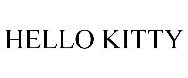 Trademark Logo HELLO KITTY