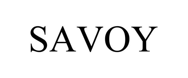 Trademark Logo SAVOY