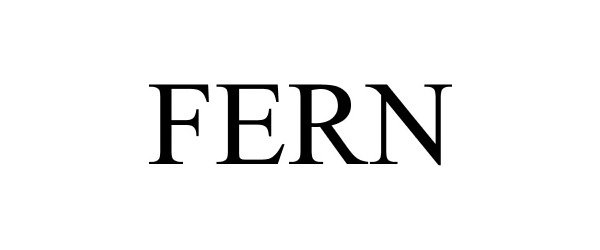Trademark Logo FERN