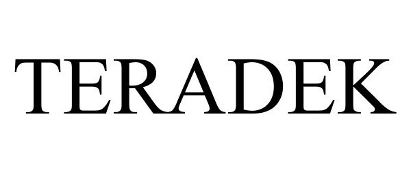 Trademark Logo TERADEK