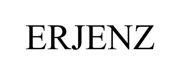 Trademark Logo ERJENZ