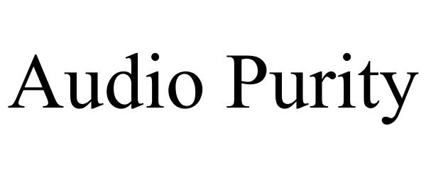 Trademark Logo AUDIO PURITY