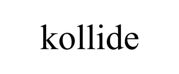 Trademark Logo KOLLIDE