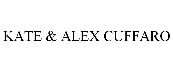  KATE &amp; ALEX CUFFARO