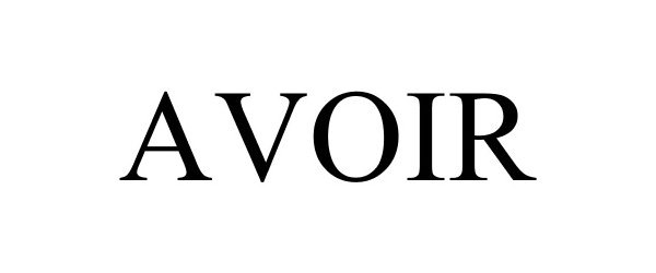 Trademark Logo AVOIR