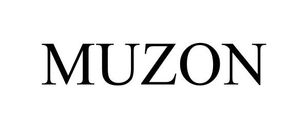 Trademark Logo MUZON