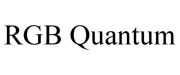 Trademark Logo RGB QUANTUM