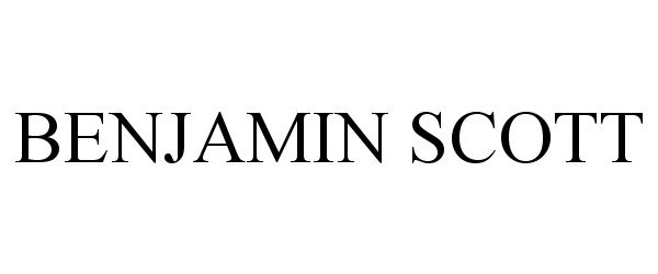 Trademark Logo BENJAMIN SCOTT