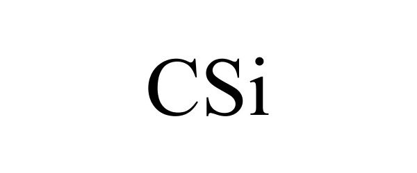 Trademark Logo CSI