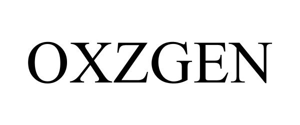Trademark Logo OXZGEN