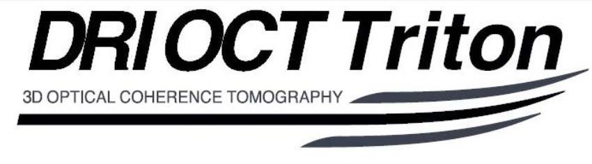 Trademark Logo DRI OCT TRITON 3D OPTICAL COHERENCE TOMOGRAPHY